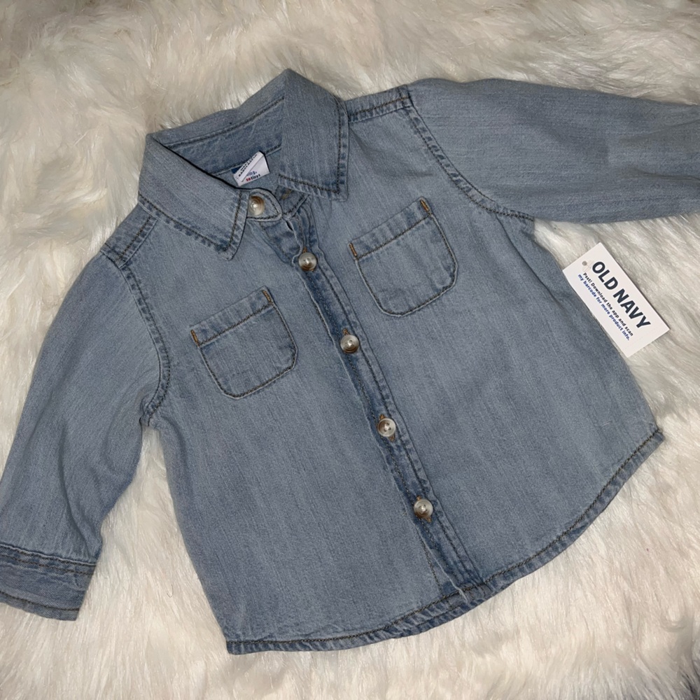 Unisex Old Navy Baby Denim Shirt